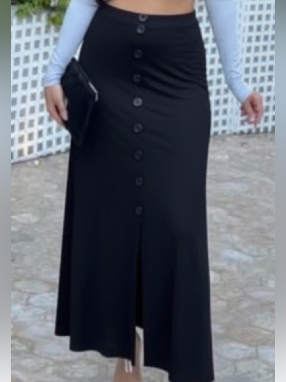Vintage TRADITION Black Midi Skirt 🔥 - Size Small, Like New - Picture 10 of 11